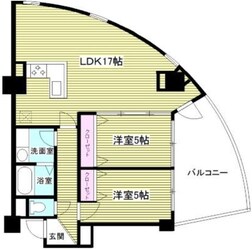 クリスタルタワーの物件間取画像